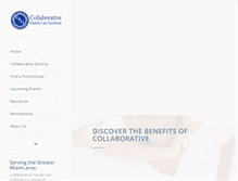 Tablet Screenshot of collaborativefamlaw.com